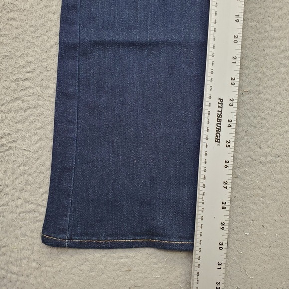 Levi's Bootcut Jeans Women's‎ 35x32 Blue Denim Mid Rise Single Stitch 5-Pockets - Picture 4 of 9